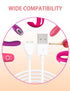 Magnetic USB DC Charger Cable Replacement Charging Cord, 31.4Inch Long- 5mm/0.2in, for Toys/Facial Cleanser/Electric Toothbrush/Flashlight/Juicer ...