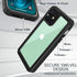 Diverbox for iPhone 12 Waterproof Case,Waterproof Shockproof Dustproof IP68 Full-Body Hard Case Built-in Screen Protector Underwater Outdoor Water...