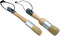Chalk Wax Paint Brush – 2 PCs 1 Flat Paint Brushes for Furniture Painting 1 Round Chalk Wax – Bristle Paint Brushes Set Suitable with Any Chalk Pa...