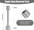 Angle Stop Wrench, Alloy Steel Plumbing Pipe Tools Angle Stop Removal Tool for plumbers Can Remove and Install 3/8" 1/2" MPT Compression Outlet Th...