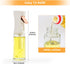 Oil Sprayer for Cooking, 220ml olive oil sprayer, oil spray bottle for Air Fryer, oil mister for Baking, Salad Dressings, Grilling (Glass Bottle, ...