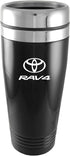 AU-TOMOTIVE GOLD Stainless Steel Travel Mug for Toyota RAV4 (Black)...