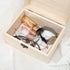 (1-Pack Unfinished Unpainted Wooden Box with Hinged Lid for Crafts DIY Storage Jewelry Plain Pine Box - Small 6.7"x5.1"x3.1"...