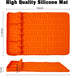 Silicone Griddle Tools Mat for Blackstone,Silicone Spatula Mat with Drip Pad,Grill Side Shelf Mat BBQ Caddy Utensils Holder for Outdoor Grill Kitc...
