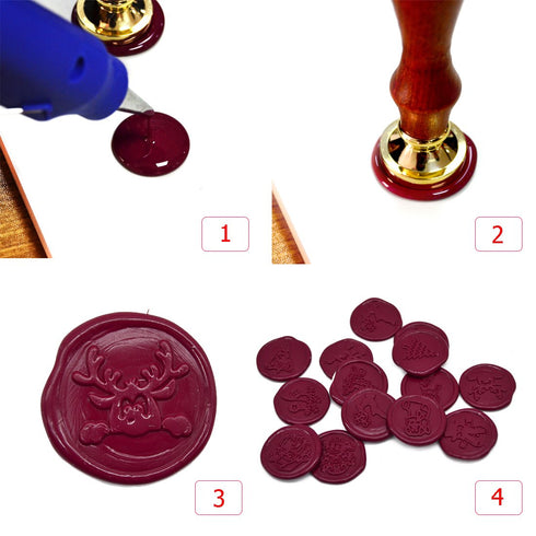 Traditional Hot Melt Glue Gun for Sealing Wax Sticks, 20W...