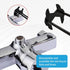 Basin Wrench, Faucet Wrench, Plumbers Wrench, 7 Sizes Sink Wrench Set, Under Sink Wrench Faucet Tool, Universal Under Sink Plumbers Wrench (large)...