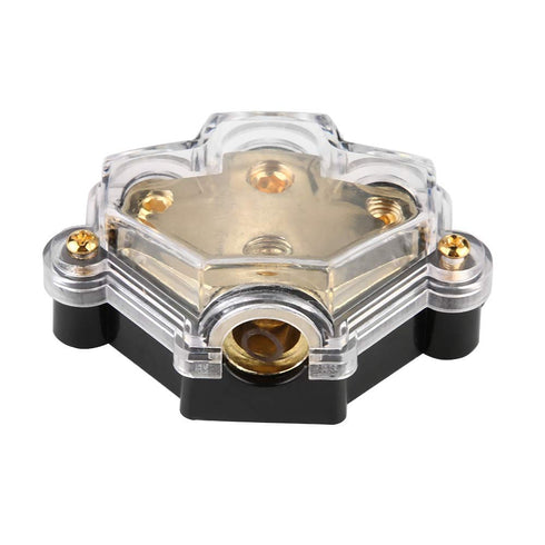 Distribution Block,3 Way Car Audio Stereo Power Distribution Block Splitter 1 in 3 Out...