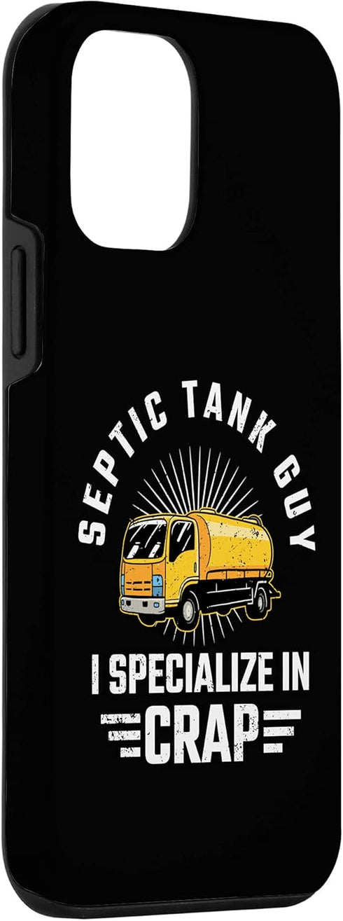 iPhone 12 mini Septic Tank Guy I Specialize In Crap Sewage Pump Serviceman Case...
