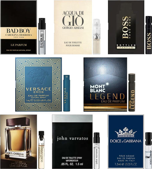 Men's Designer Fragrance Sampler (8 count)...