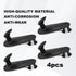 4Pcs Car Floor Mat Clips Floor Carpet Clips Fixing Hooks Compatible with Toyota Lexus Cargo Fastener, Cargo Mat Clip Accessories Black...