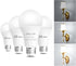 Noger 3-Way Led Light Bulbs A21 ?4 Pack?, 50 100 150W Equivalent, 5000K Daylight, 3 Way E26 Light Bulbs for Reading, 500-1600-2200LM...