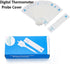 100 Pcs White Disposable Probe Covers for Digital Oral Thermometers Rectal Thermometer Sleeves Universal Probe Covers for Thermometer Safe and San...