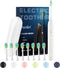 7AM2M Sonic Electric Toothbrush for Adults and Kids, with 6 Brush Heads, 5 Modes with 2 Minutes Build in Smart Timer, Roman Column Handle Design (...