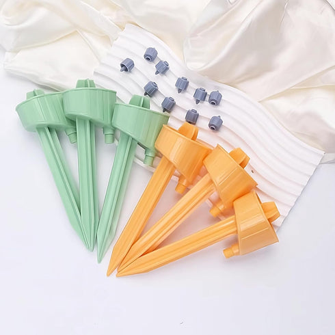 12 Pack Self Watering Spikes for Plants, Automatic Plant Watering Devices with Slow Release Control Valve, Adjustable Self Watering Planter Insert...