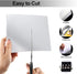 Flexible Mirror Sheets Self Adhesive Non Glass Mirror Tiles Stickers for Home Wall Decor(10 Pieces,6 x 6 Inches)...