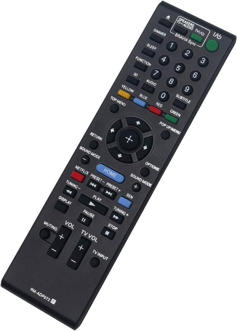 RM-ADP072 Replace Remote Control fit for Sony Blu-ray Disc DVD Player BDV-E190 BDV-E490 BDV-E390 BDV-T79 BDV-N790W BDV-E385 BDV-T39 BDVE190 BDVE49...