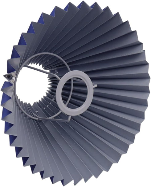 Pleated Lampshade for Bedside Table Lamp Nightstand Pleated Lamp Shade Replacement, Blue...