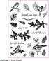 Winter Birds Clear Stamps for Card Making Tree Words Transparent Silicone Stamp DIY Scrapbooking Supplies Embossing Paper Card Album...