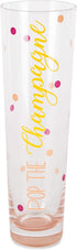 Pavilion Gift Company Pop 8 oz Champagne Flute, Clear, Yellow, Orange...
