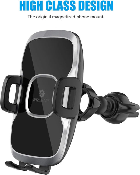 Phone Holders for Your Car, Car Air Vent Phone Mount, Car Phone Holder with Twist Lock Hook Clip for A Strong Hold to Vent, Compatible with iPhone...
