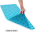 Non-Slip Bathtub Mat OTHWAY Soft Rubber Bathroom Bathmat with Strong Suction Cups (Blue)...