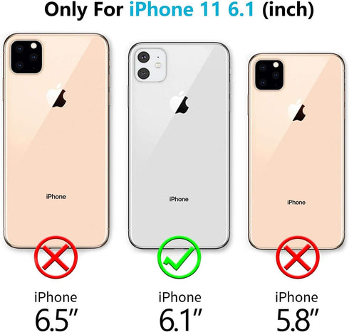for iPhone 11 Waterproof Case with Screen Protector Full Body Protector Shockproof Dustproof Dirtproof Heavy Duty IP68 Waterproof Case for iPhone ...