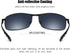 ZHILE Rectangular Polarized Sunglasses Al-Mg Alloy Temple Spring Hinge UV400...