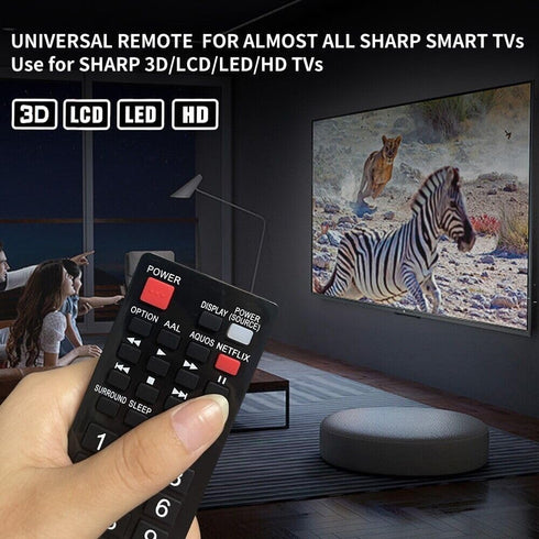 New SH-13+L Replace Universal Remote Control fit for Almost All Sharp Brand LCD LED HD Smart TV GB004WJSA GB005WJSA GA890WJSA GB118WJSA GJ221-C GJ...