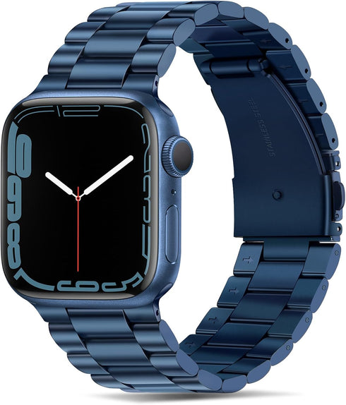 Tasikar Band Compatible with Apple Watch Band 49mm 46mm 45mm 44mm 42mm Premium Stainless Steel Metal Replacement Strap Compatible with Apple Watch...