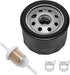 49065-7007 49065-0721 Oil Filter for Kawasaki FR691V FR651V FX600V FR730V FR541V FR600V FX600V FS730 FX600v FS451V FS481V FS691V FS651V 4 Cycle En...