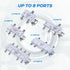 Cables Direct Online 4 Way Bi-Directional 5-2300 MHz Indoor and Outdoor Waterproof Coaxial Antenna Splitter for RG6 RG59 Coax Cable Satellite HDTV...