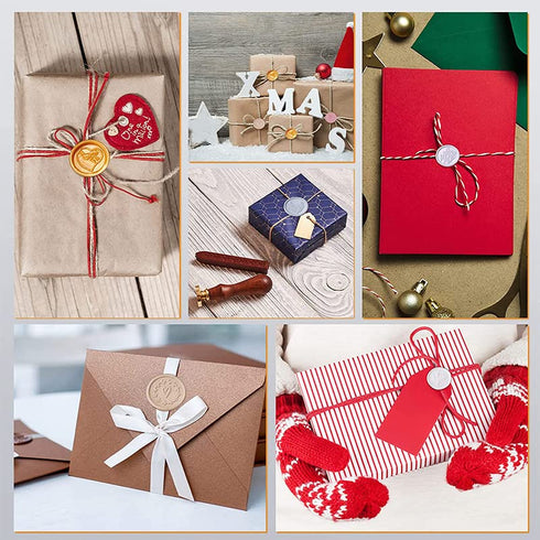 Wax Seal Silicone Mat for Wax Sealing Stamp, 24 Cavity Wax Seal Molds Silicone with 200Pcs Removable Sticky Adhesive Dots for DIY Craft Adhesive W...