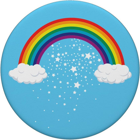 Rainbow Pop Phone Grip For Smartphones & Tablets PopSockets PopGrip: Swappable Grip for Phones & Tablets PopSockets Adhesive PopGrip...