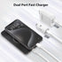 65W USB C Dual Port Fast Wall Charger Block, Car Charger Fast Charging + 2pcs 6.6FT Cable + 60W Dual USB C Car Lighter Charger for iPhone 15/15 Pl...