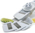 Norpro Deluxe Mandoline Slicer, Grater, Shredder, Julienne and Juicer w/ Safety Guard White...