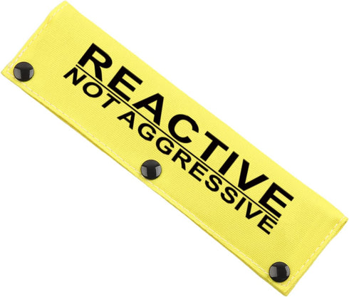 JXGZSO Reactive Not Aggressive Do Not Pet Dog Leash Sleeve Reactive Dog Leash Wrap (reactive N aggressive DLS)...