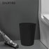 DAJITRE 1.8 Gallon Small Trash Can Wastebasket Recycling Bin Slim Profile for Compact Spaces Bathroom, Office, Bedroom, Kitchen (1.8 Gallon, Black...