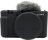 Camera Case for Sony ZV-1 ZV1 ZV 1 Vlog Camera, Camera Cover Body Skin with Removable Lens Cover Buttons Prompts Anti-Scratch Slim Fit Soft Silico...