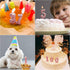 3rd Birthday Candle Three Years Pink Happy Birthday Number 3 Candles for Cake Topper Decoration for Party Kids Adults Numeral 30 23 37 33 13...