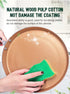 Graham & Ash Co Biodegradable Plant Based Cleaning Dishes Home Cleaning Eco- Friendly Kitchen Sponge (9), White...