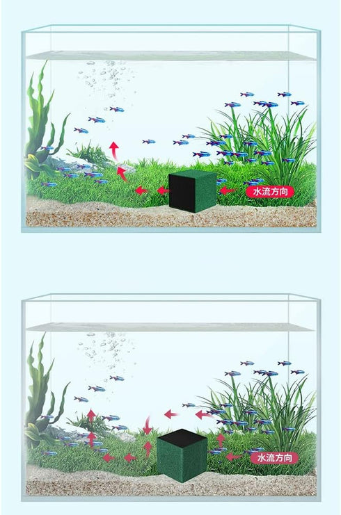 Activated Carbon Aquarium Filter, 2X4 inch Activated Charcoal Cubes Fish Tank Water Purifier Cube Filter Cube Honeycomb Structure Charcoal Deodora...