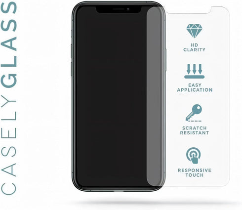 Casely iPhone 11 / iPhone XR Tempered Glass Screen Protector...