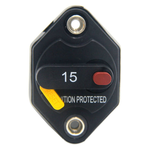 ZOOKOTO 15A Circuit Breaker Fuse Inverter with Manual Reset Button for Auto Truck RV Marine Trailer Waterproof 12V-32V DC 15 Amps...
