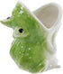Frog Succulent Pot Cute Animal Pen Holder Cup Ceramic Funny Frog Statue Planter Novelty Cactus Flower Pot for Miniature Plant Holder Home Garden O...