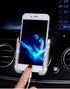SUNCARACCL Bling Car Phone Holder Mini Dash Air Vent Automatic Phone Mount Universal 360°Adjustable Crystal for Women and Girls (White)......