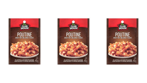 Club House Poutine Gravy Mix 42g (3 Pack)...