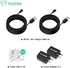OLAIKE 2Pack 26ft/8m Weatherproof Power Micro USB Cable with Charger Adapter for Blink Outdoor Indoor 3rd Gen Camera & Blink XT/XT2, Long Cord Pow...