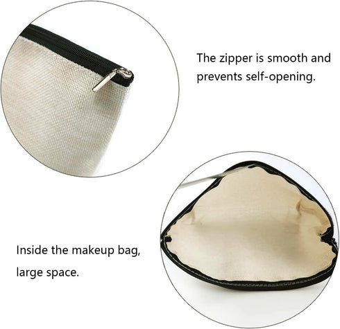 Canvas Makeup Bag for T-S Fans Cosmetic Bag Travel Toiletry Pouch with Zipper Merchandise Women Girls Gifts Portable Storage Bag for T-S Fan Music...