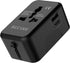 Universal Travel Adapter with USB C, International Power Plug Adapter All in One Worldwide Travel Adapter Power Converters Wall Charger AC Power P...