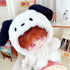 niannyyhouse 20cm Plush Doll Clothes Puppy Onesies Loose White Bodysuit 8in Soft Stuffed Plush Toy Dress Up Accessories...